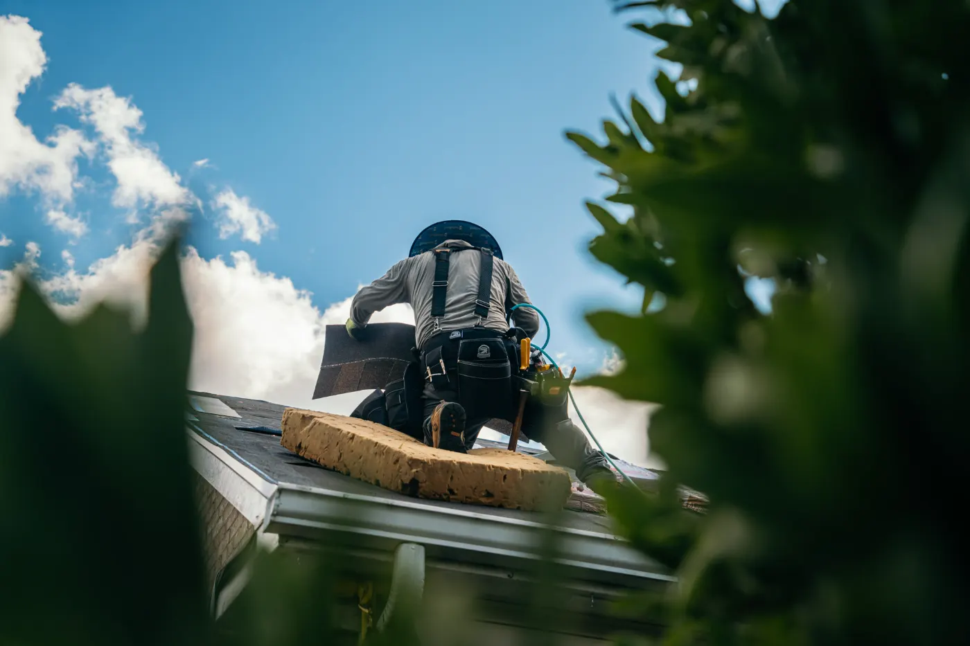 Commercial roof inspection documented in Oolitic